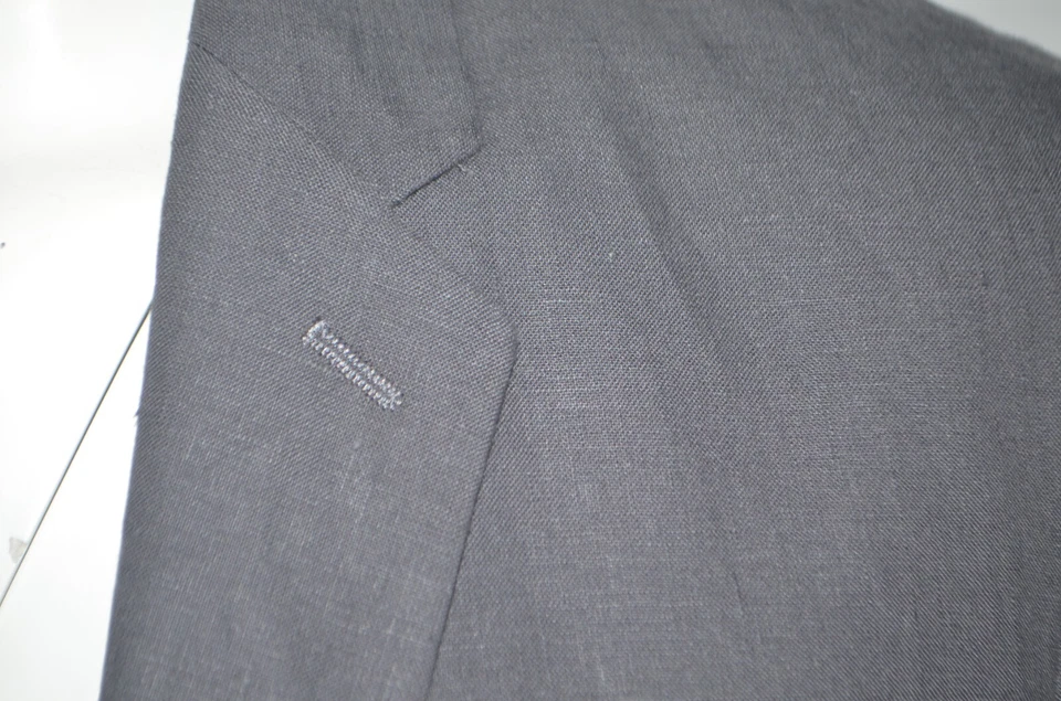 NUEVO CON ETIQUETAS CUBAVERA Abrigo Deportivo Blazer 100% Lino Sólido Delave XXL (46R) Calce Clásico Foto 2 de 4