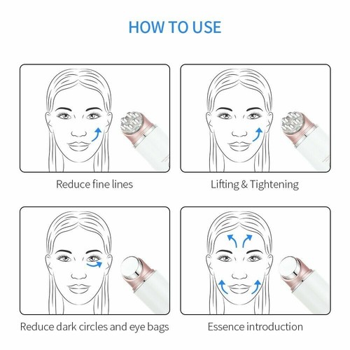 Electric EMS Ion Eye Face Massager Lift Tightening Vibration Pen Beauty Device - Picture 6 of 12