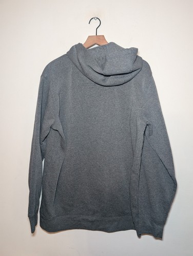 John Deere Hoodie Mens Large Gray Full Hooded Sweater - Picture 4 of 8