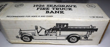 ERTL LE 1/30 1926 Seagrave Fire Truck Bank Schuylkill Haven FD MIB 1991