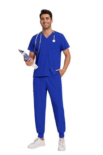 Unisex NiaaHinn Medical Scrub Dentist Hospital Uniform Scrub Set -V-Neck Jogger - Picture 95 of 110