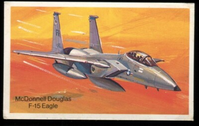 Tabakkarte, Botschaft, World of Speed, 1981, McDonnell Douglas F-15 Eagle, #9