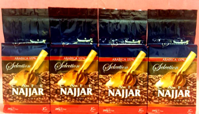 4 Packungen Mokka Kaffee gemahlen  - 4 x 200 g - 100 % Arabica Cafe Najjar
