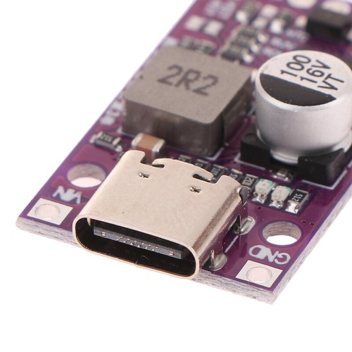 Type-C 2-3S 15W3.7V Lithium Battery Charging Boost Module Support QC Fast Cha _t - Zdjęcie 6 z 13