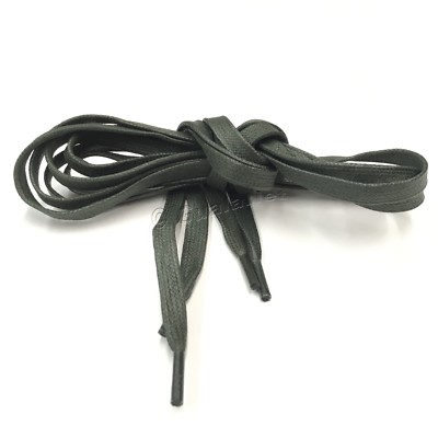 FLAT WAXED Sport Cotton Shoelaces Sneakers Casual Colored Shoe Laces Boot String