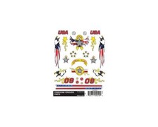 PineCar Dry Transfer Decals, Freedom Forever PINP4019 