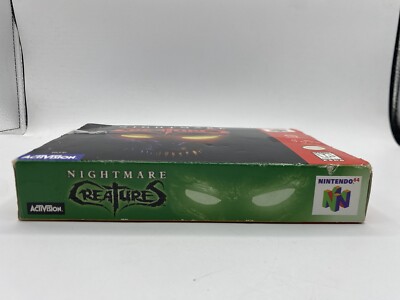 Nightmare Creatures (Nintendo 64, 1998) With Box Tested