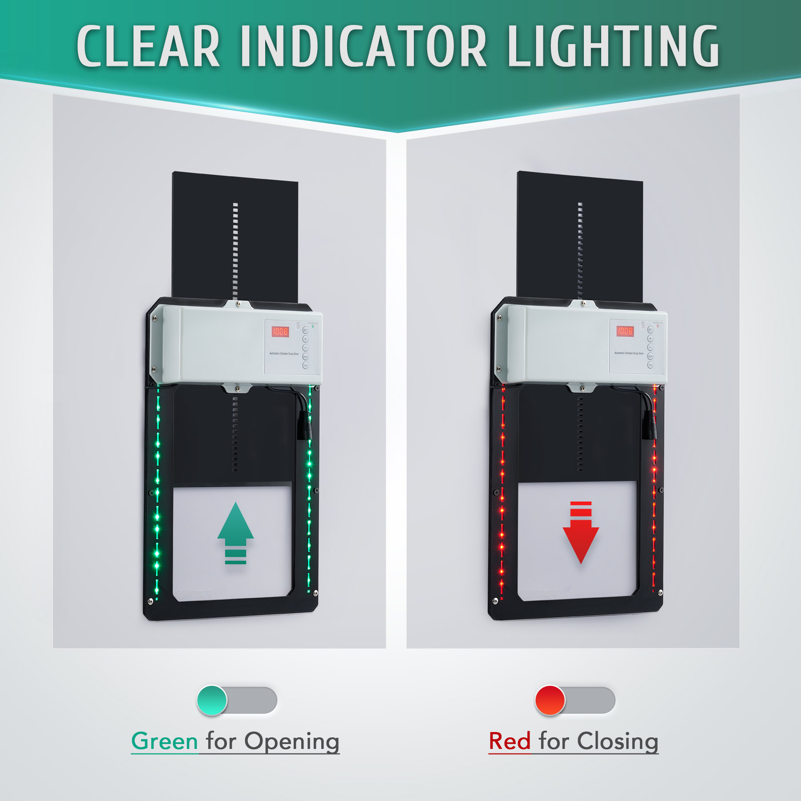 Giantz Automatic Chicken Coop Aluminium Door for sale online eBay