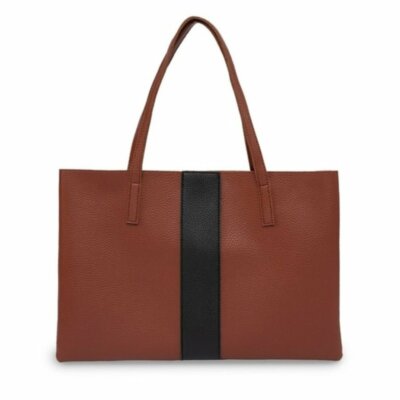 Fabfitfun Vince Camuto Bag Women's Vince Camuto Brown Vegan Luck Tote