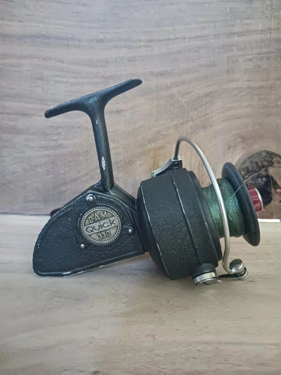Vintage Dam Quick Microlite Fishing Reel. Made in West Germany