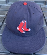 Boston Red Sox New Era Authentic Collection Alternate Logo Hat Cap Size 6 7/8