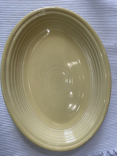 Fiestaware Large Oval Serving Platter Sunflower 11.5”
