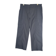 Social Standard By Sanctuary Cargo Poplin Crop Pants Washed Black Womens XXL NEW