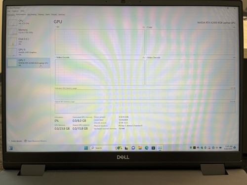 Dell Precision 7670 16" Core i7-12850HX 32GB RAM 1TB NVMe NVIDIA RTX 2000 Win 11 - Picture 19 of 24