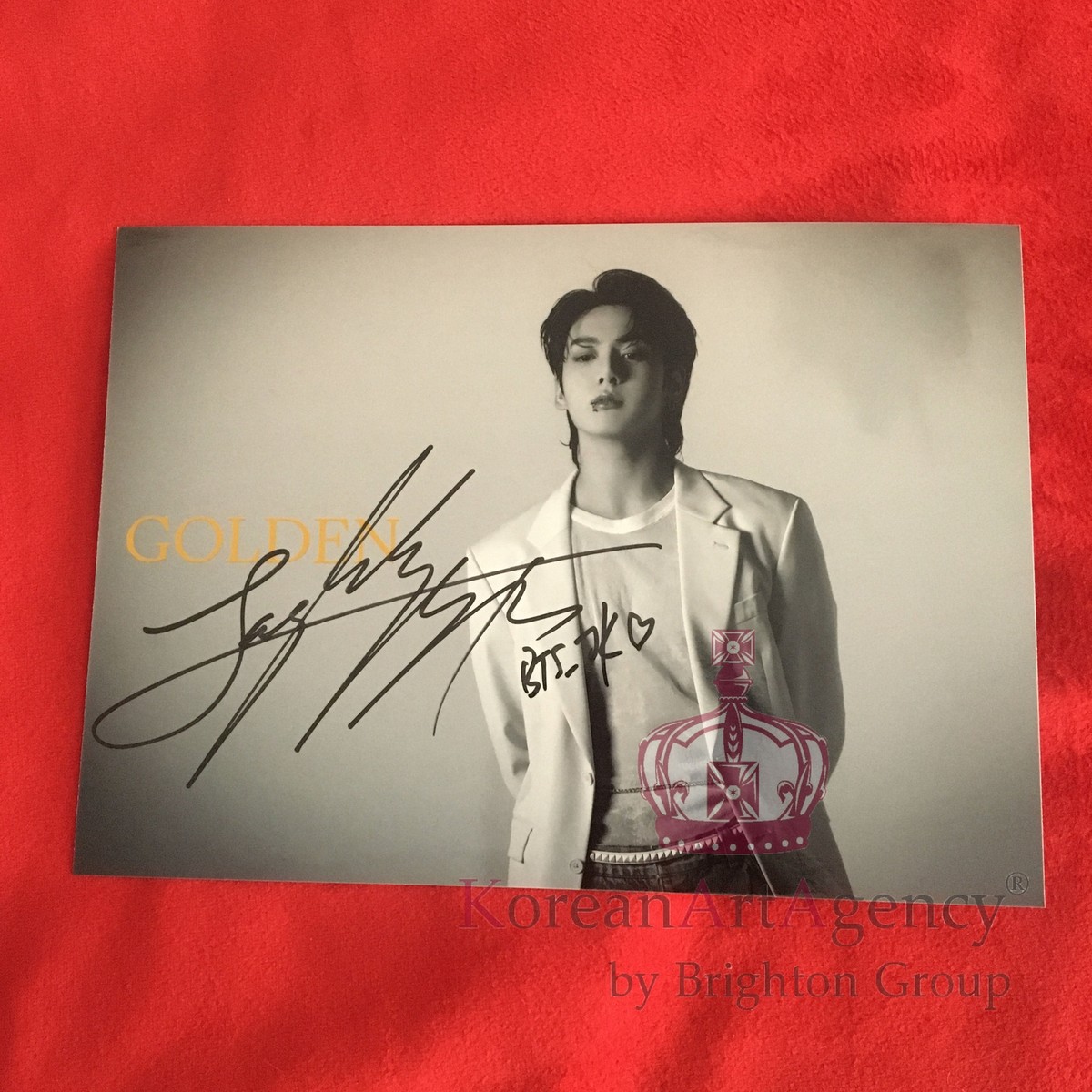BTS JUNGKOOK サイン BTS Jungkook Golden 7inches 2023 Autograph | eBay
