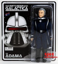 Bif Bang Pow! Battlestar Galactica 8" Cdr. Adama Action Figure 2012 New