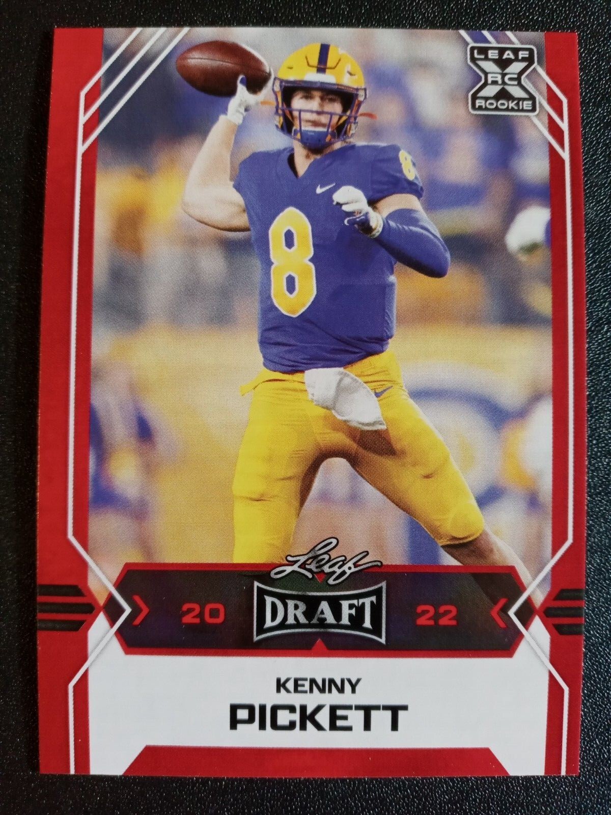 2022 Leaf Draft XRC Red Kenny Pickett RC 09 Pittsburgh Steelers eBay