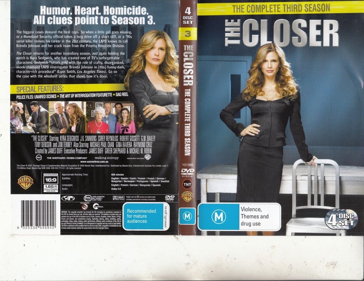 The Closer-2005-[The Complete Third Season-4 Disc Set]-TV Series