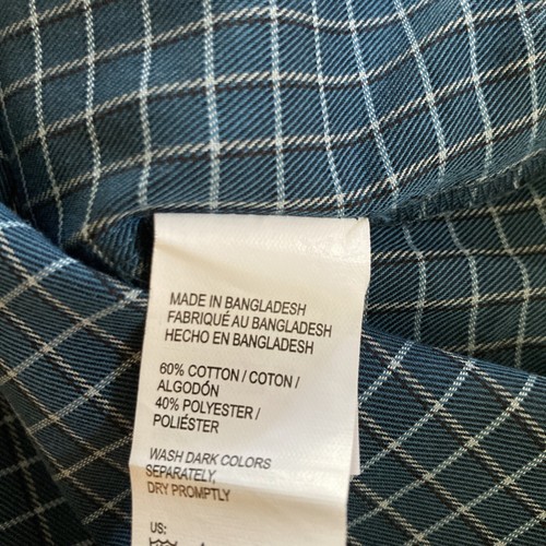 NWT VAN HEUSEN MEN'S GREEN PREMIUM NON-IRON DRESS SHIRT SMALL - Picture 5 of 6