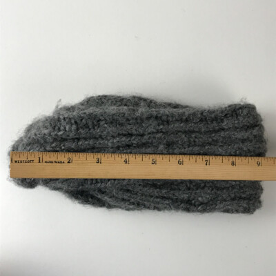 Zara Accessories Gray Knit With Twist Winter Headband | eBay display picture 1