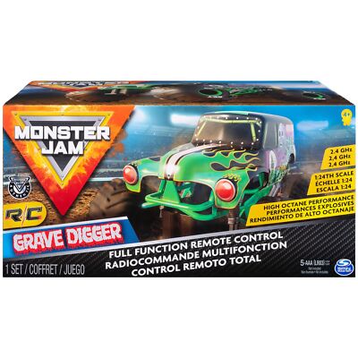 Grave Digger 1 24 Scale RC Monster Truck Ready to Roll Remote