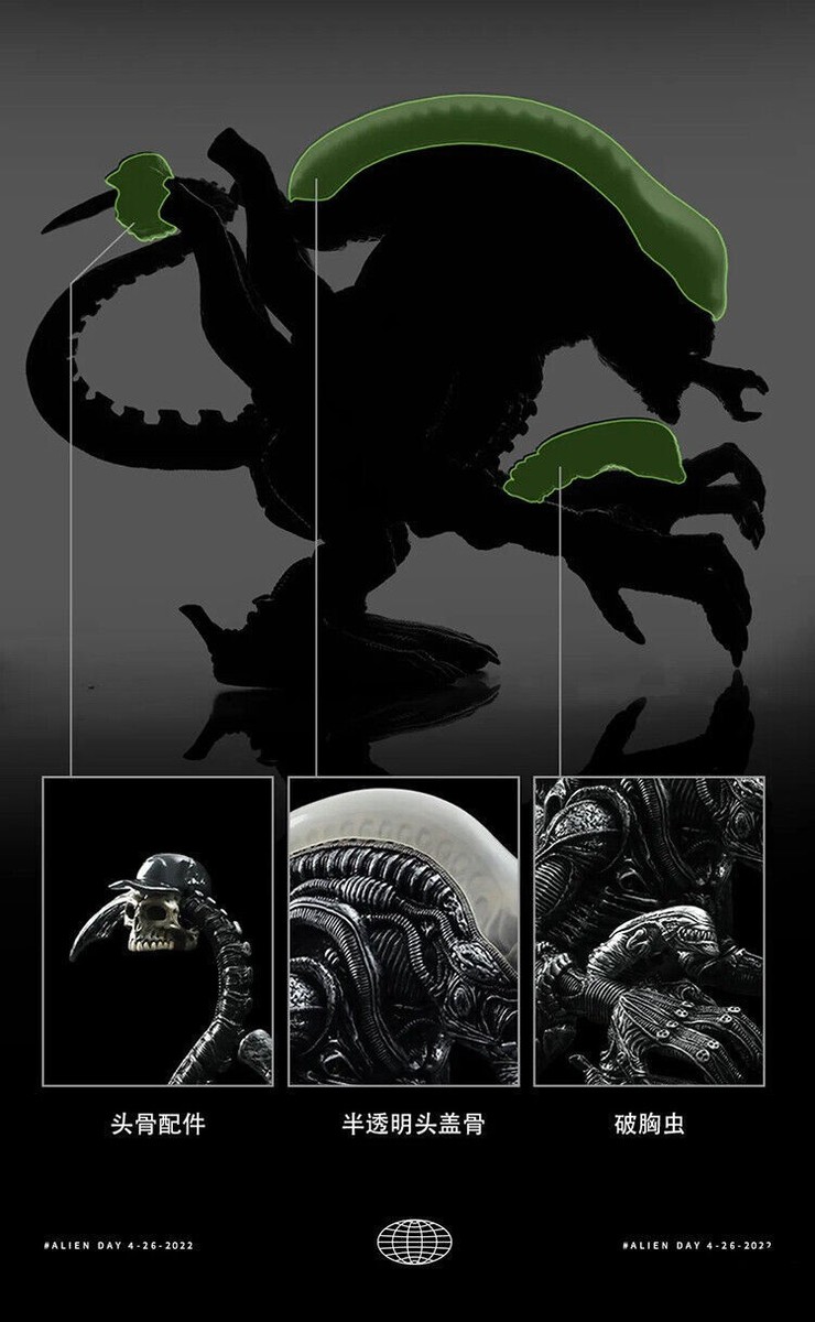 In Stock 52TOYS Alien SOFUBI By JAMES GROMAN Collection In Stock 52TOYS Alien SOFUBI By JAMES GROMAN Collection