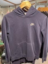 Nike Grey Hoodie Kids Large White Tag Size L Super Soft