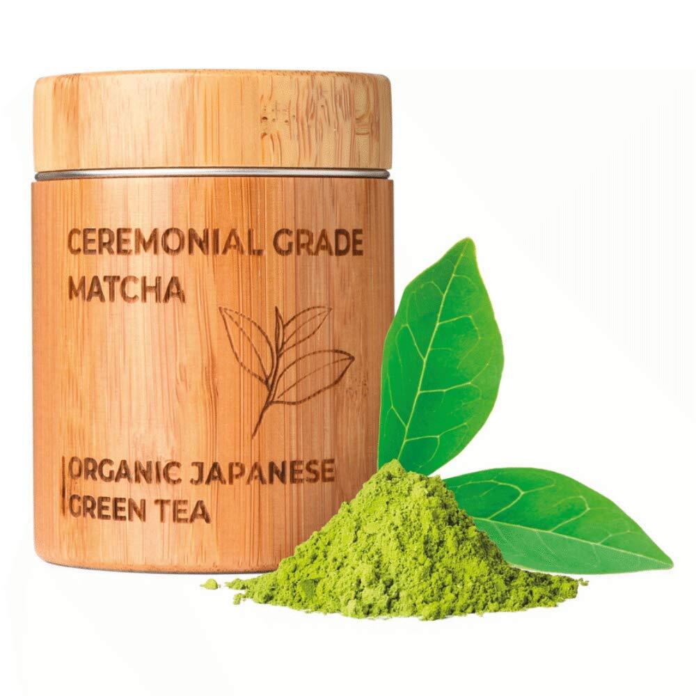 MATCHITA Bio Matcha Grüntee Pulver Ceremonial Grade in Bambus Box (40g) ?