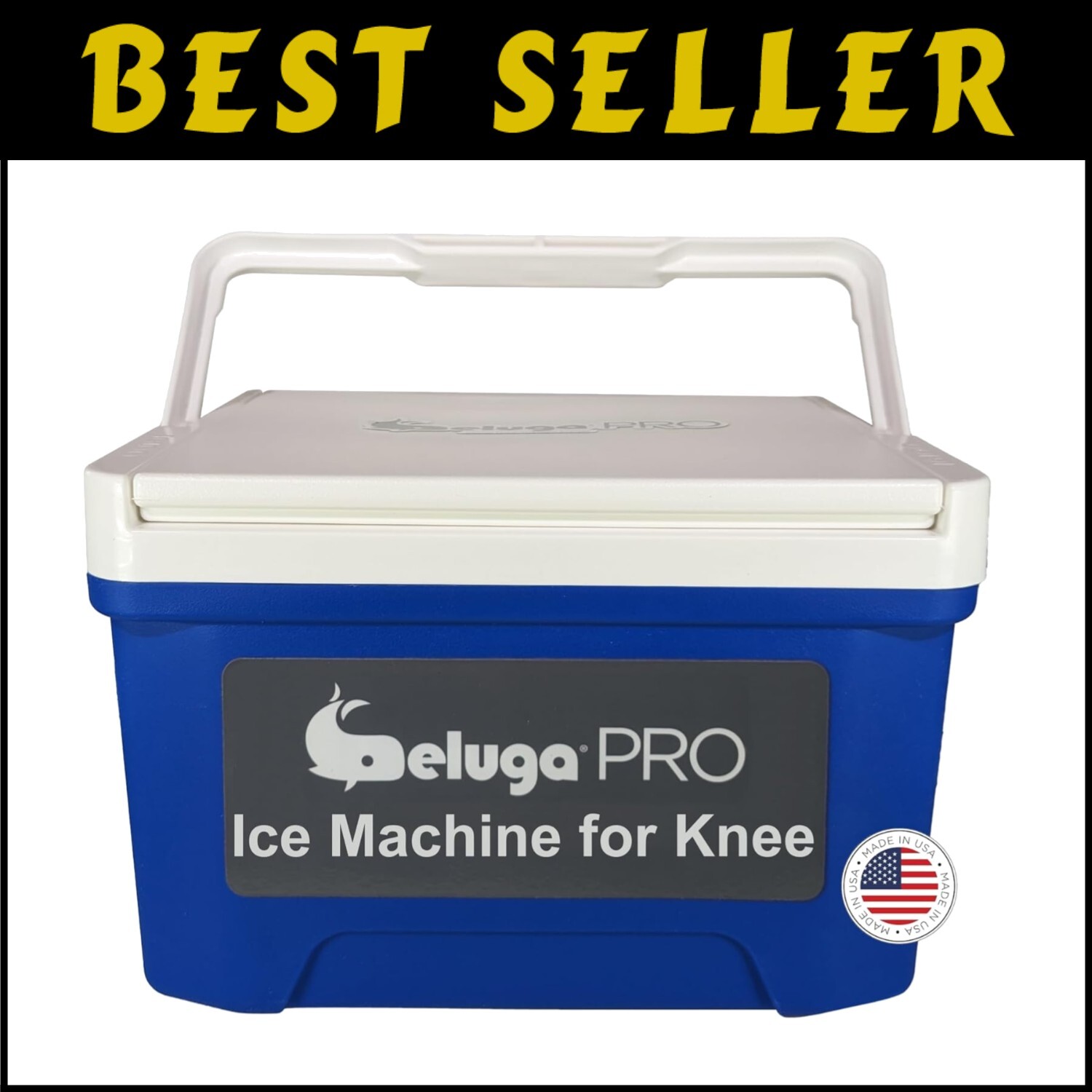 Portable ice therapy machine for knee pain relief with cold water circulation