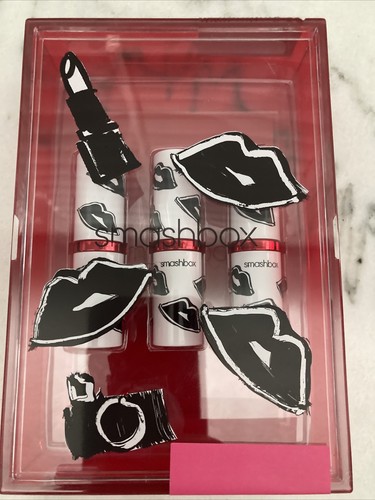 Smashbox Trio Set Be Legendary Lipstick -SHEER BRICK-WARM RED-DEEP CHERRY RED - Picture 5 of 7