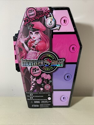 Monster High Skulltimate Secrets Draculaura SS1 First Wave 1 Doll G3 ...