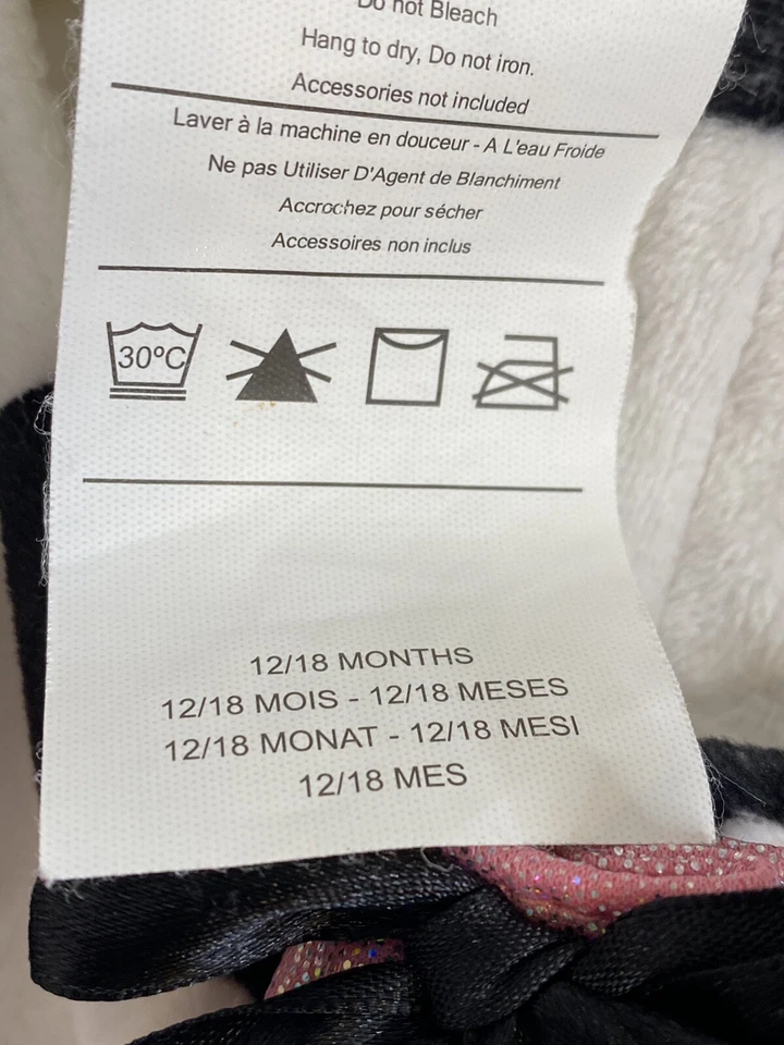 DISFRAZ VACA bebé niña talla 12-18 Foto 4 de 4