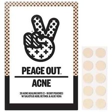 PEACE OUT Acne 20 Acne Healing Dots Salicylic Acid Acne Healing Dots