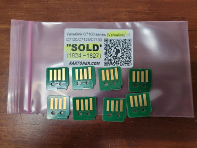 8 Toner Chip (1824 ~1827) for Xerox VersaLink C7100, C7120, C7125, C7130 - SOLD