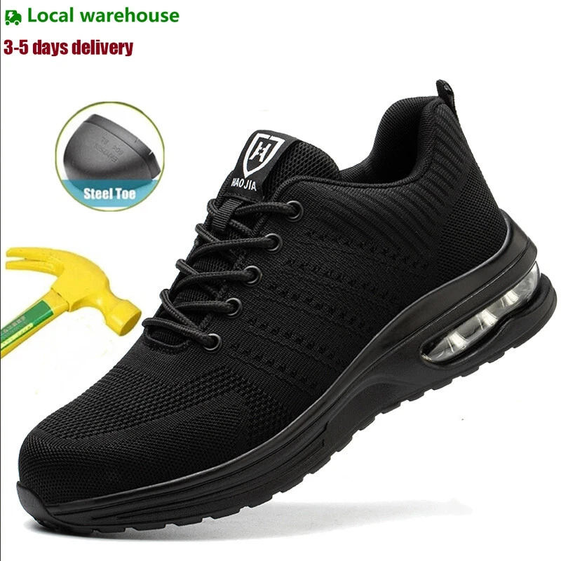 Work shoes for man Work Safety Shoes Steel Toe Cap Comfort Breathable Sneakers