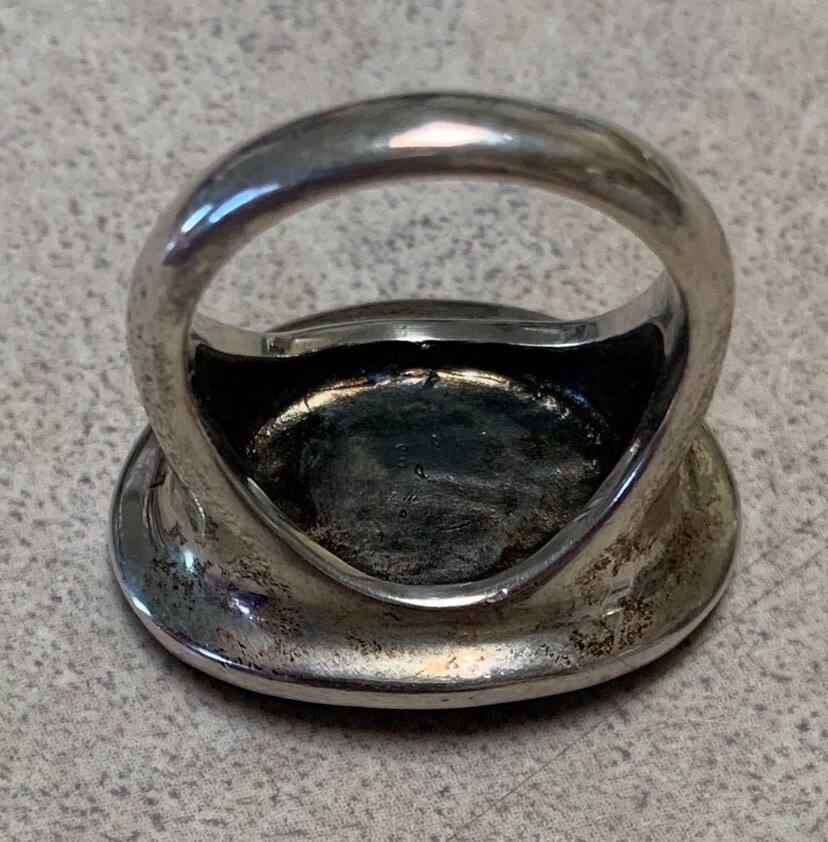 Solid STERLING SILVER MARCASITE Size 6  Sparkling… - image 6