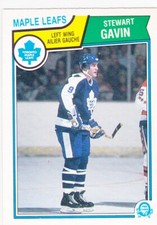 83/84 OPC..STEWART GAVIN..NRMT..CARD # 331..MAPLE LEAFS...FREE COMBINED SHIPPING