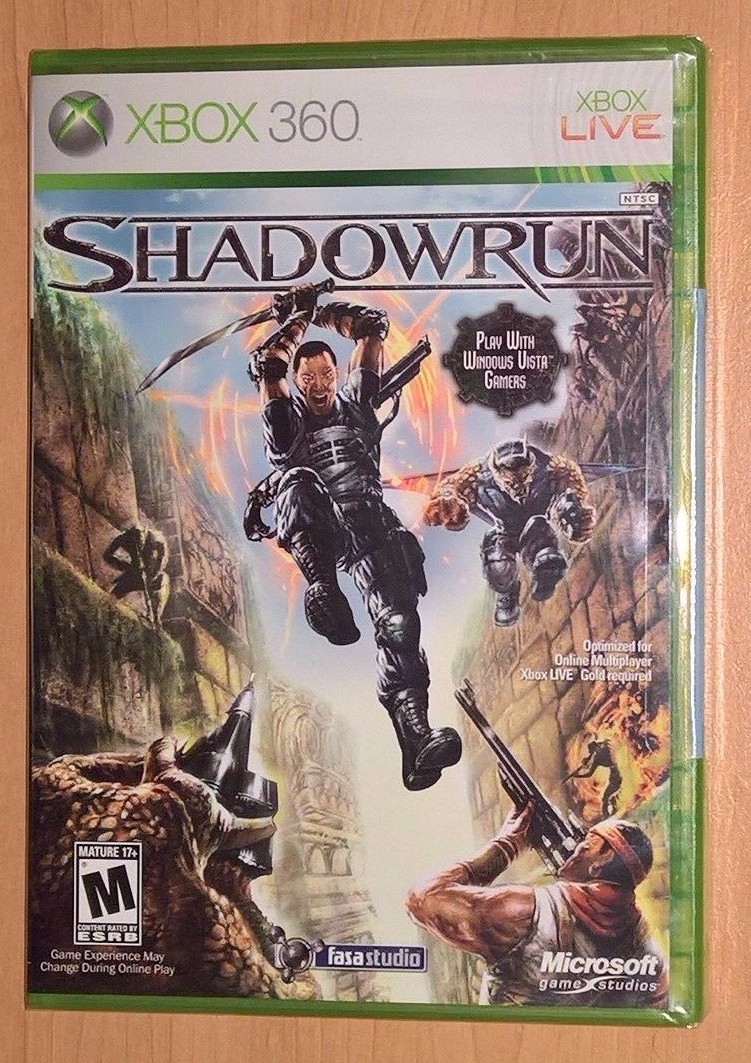 Shadowrun (Microsoft Xbox 360) NEW FACTORY SEALED - Shadow Run Mature Video  Game 882224344111 | eBay