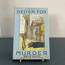 Design For Murder By Erica Quest 1981 Hardcover FIRST EDITION