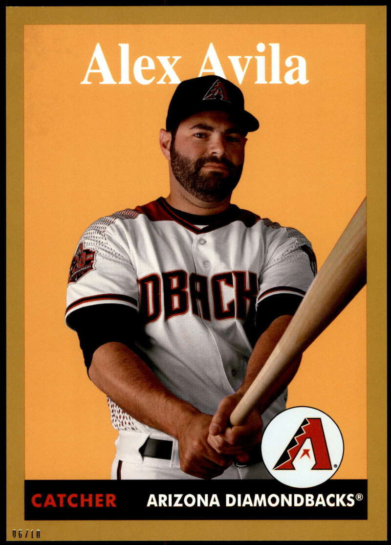 Alex Avila 2019 Topps Archives 5x7 Gold #72 6/10 Diamondbacks | eBay