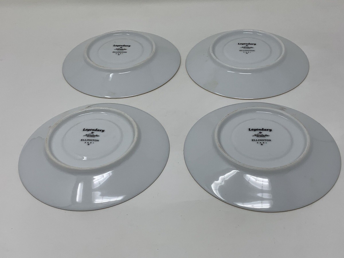 LEGENDARY BY NORITAKE ELLINGTON #3691 SAUCERS SET OF 4 | eBay