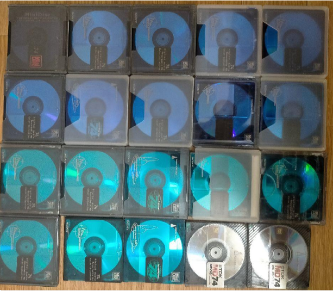 Lot of 20 MD disks Mini Discs Caseless Has been recorded 74/80 min eBay