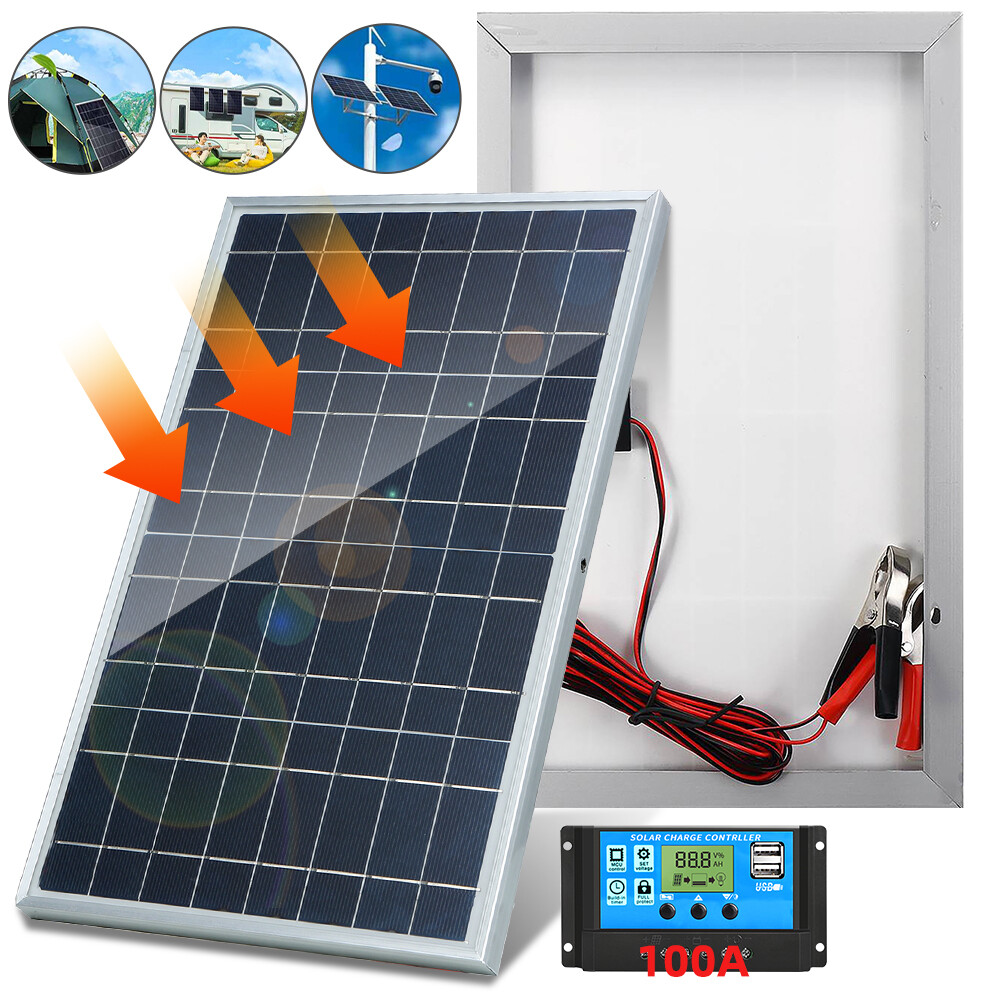 Trickle 30W Solar Panel 12V Charger Battery Charger Kit Maintainer Boat Car RV. Available Now for $28.98