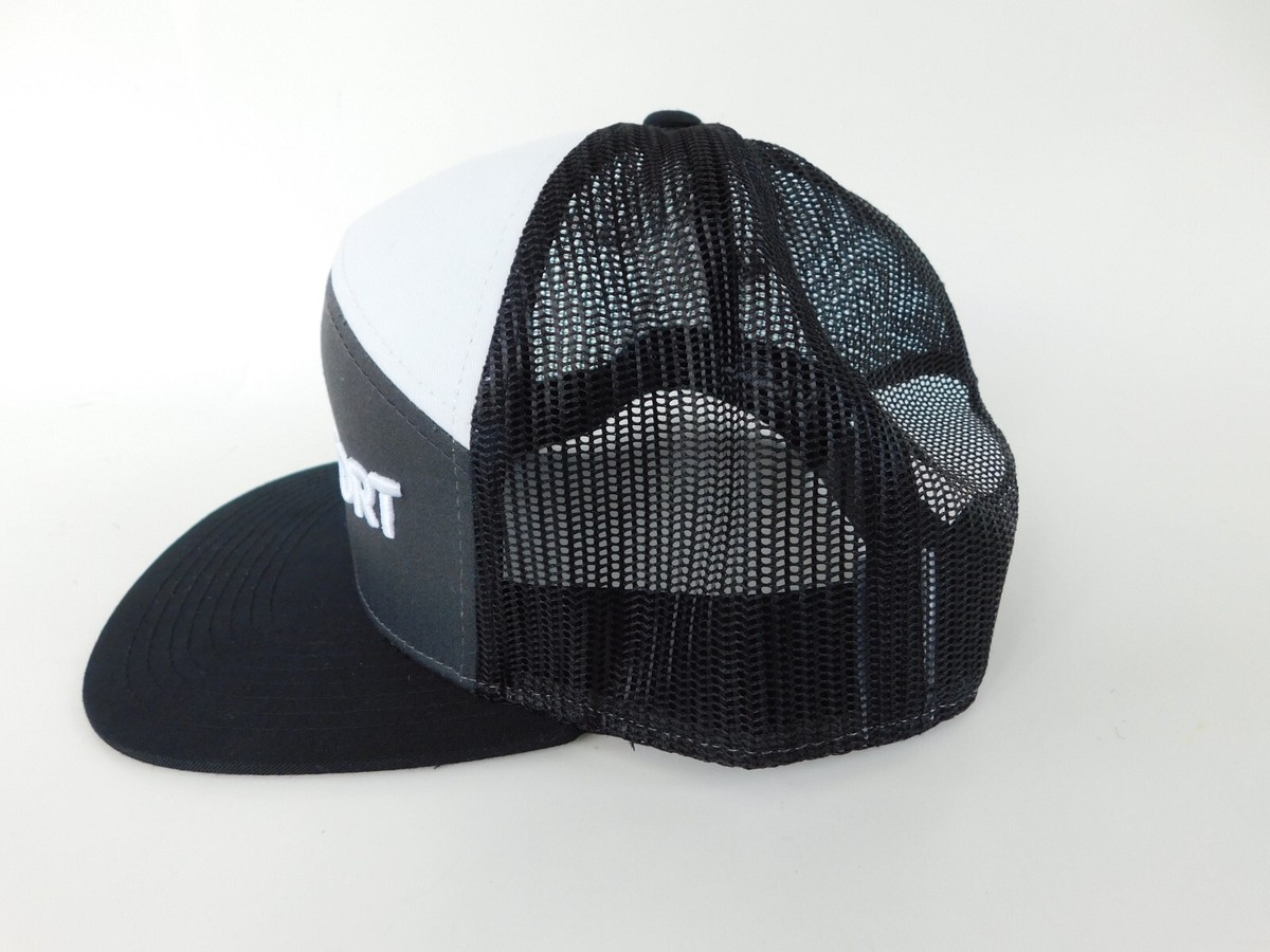 EUROSPORT Hat Black White Adjustable Snapback cap Sports TV