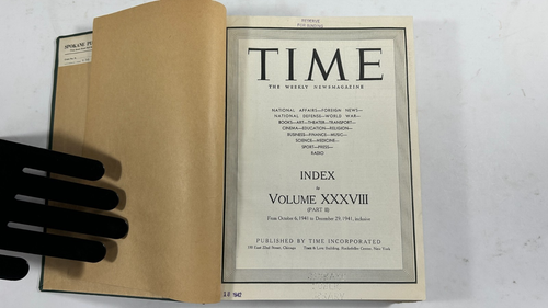 Bound Magazine: Time: October to December 1941 - Picture 2 of 16