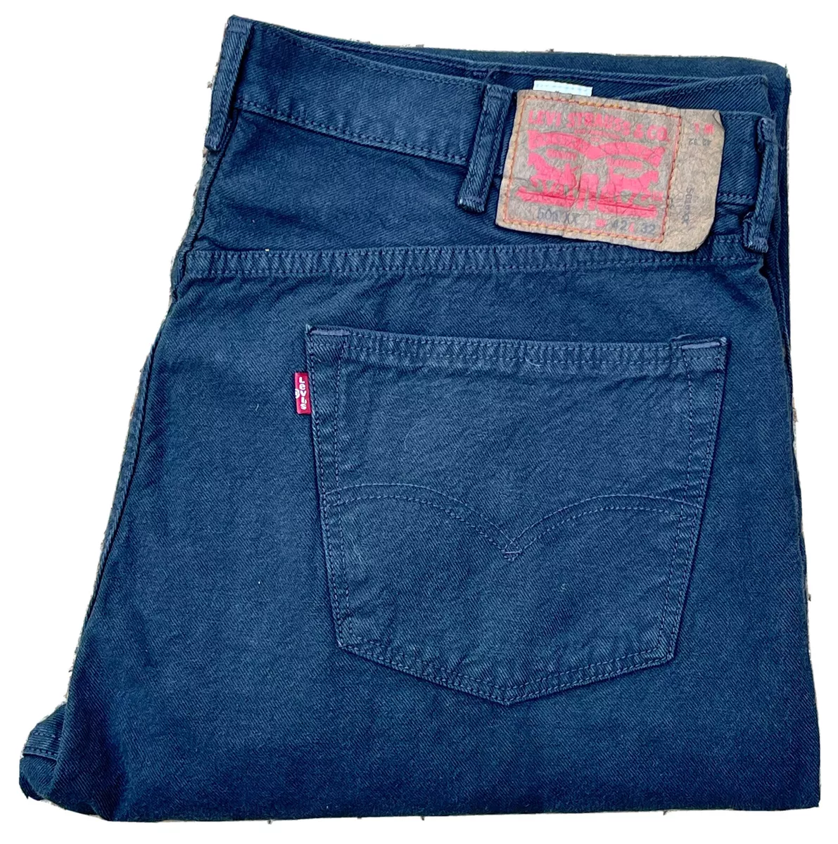 LEVIS 501 XX MEN'S WHITE OAK CONE DENIM BLACK JEANS, 42 x 29, 42x29, GENUINE