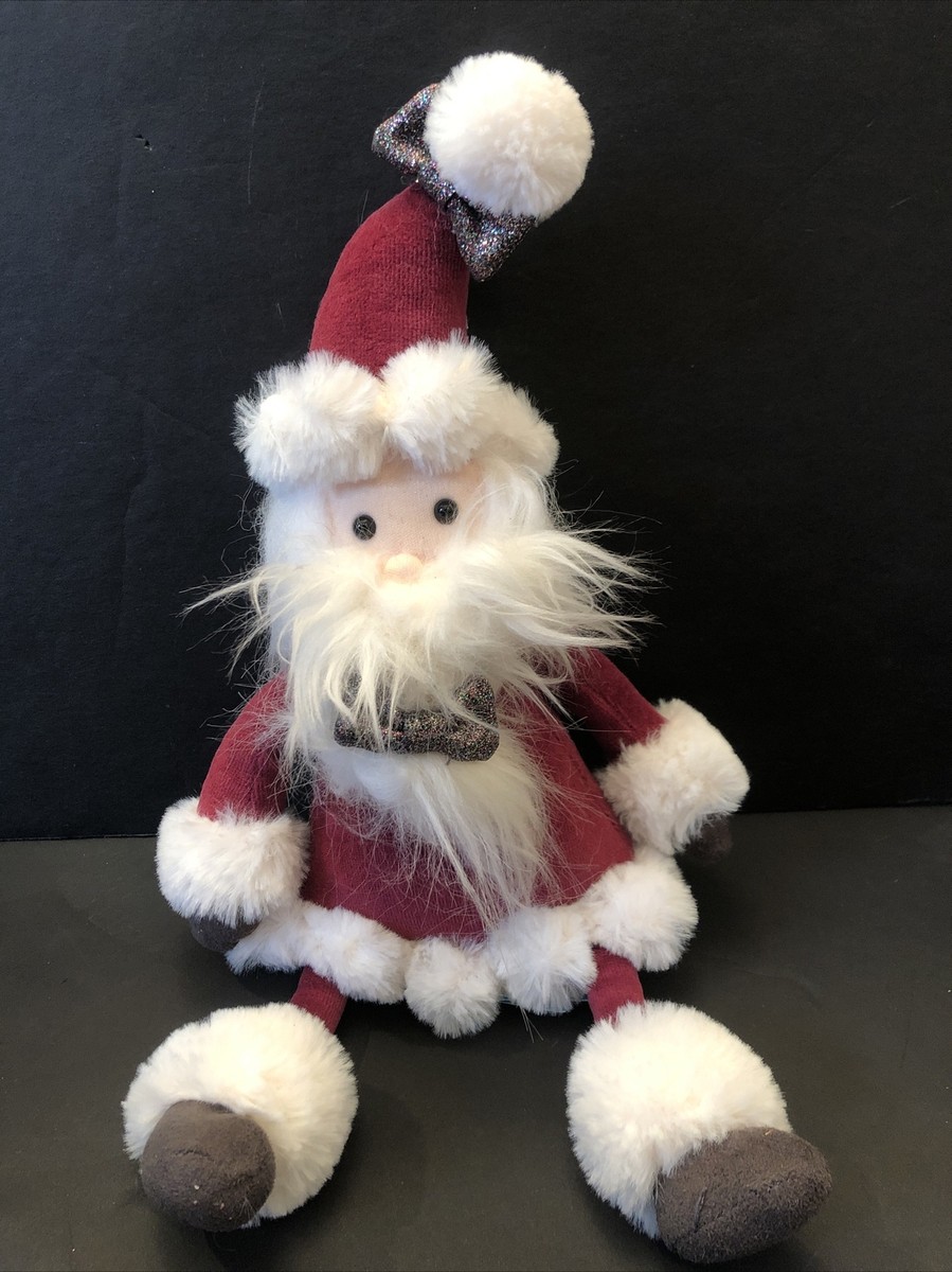 NWT Jellycat London I am Medium Crimson Santa Stuffed Animal Soft