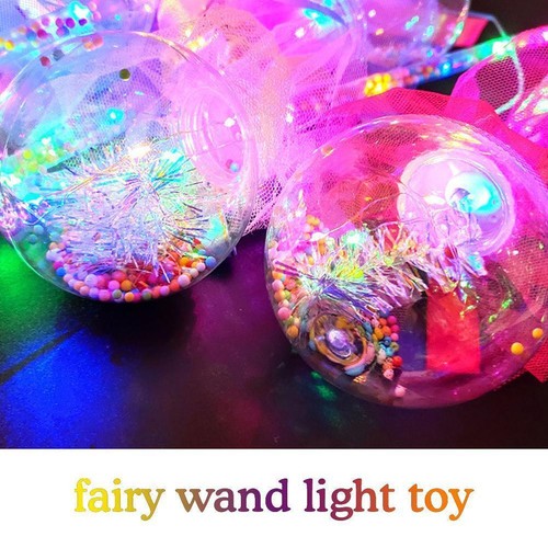 1 X Kids Toy Light-up Ball Wand Glow Stick LED Fairy Stick Toy' Rave B2W7 - Picture 14 of 29