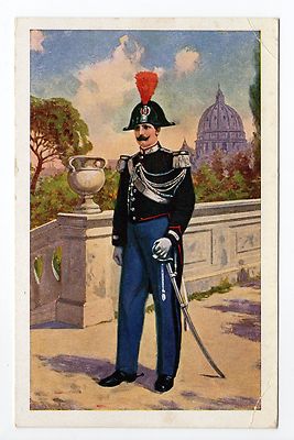 GENDARMERIE CPA ITALIE Gendarme italien en tenue de gala