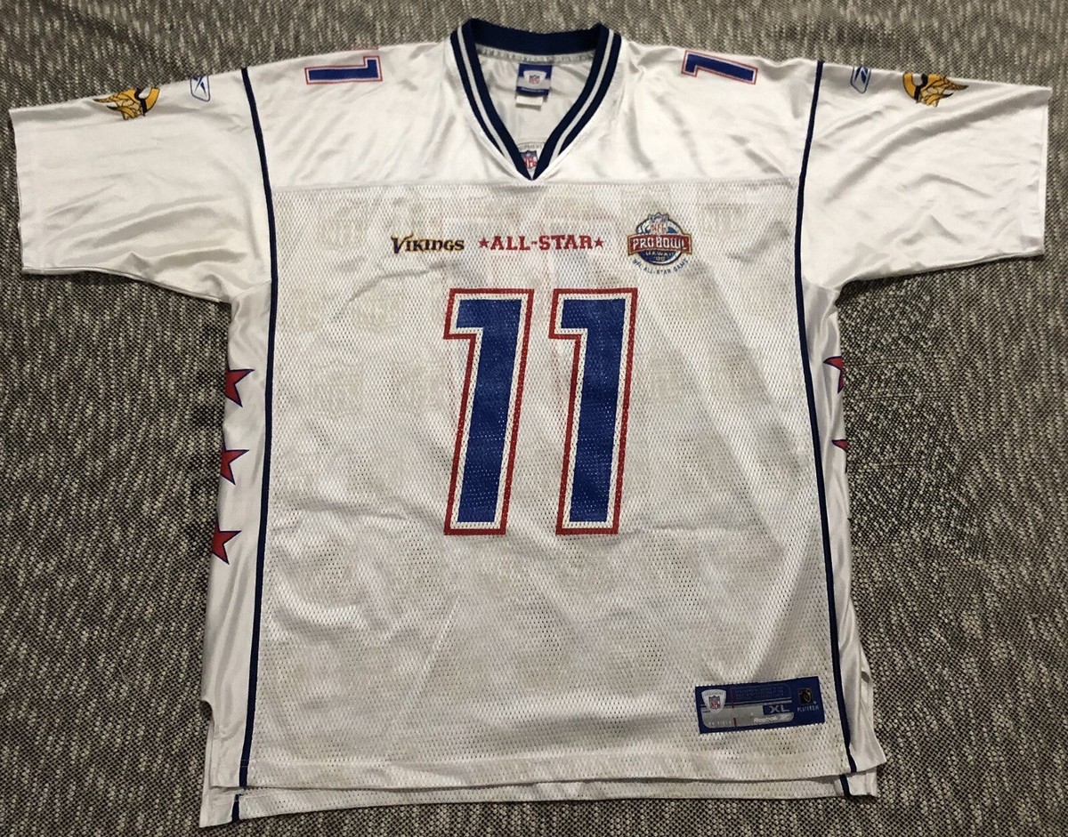 Dante Culpepper #11 Minnesota Vikings NFL Pro Bowl Reebok Jersey XL mens